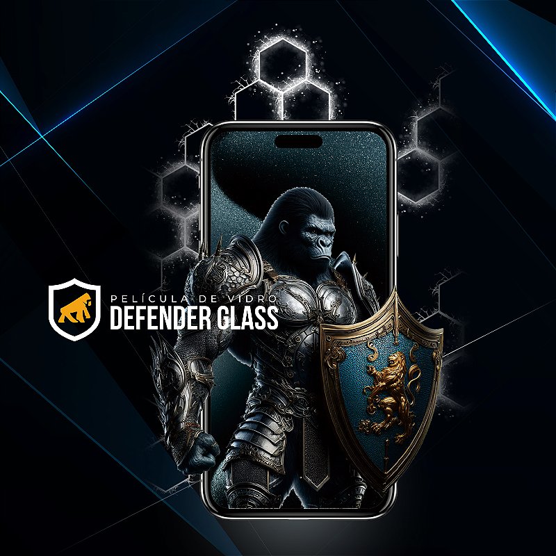 Película para iPhone Air - Defender Glass Preta - Gshield