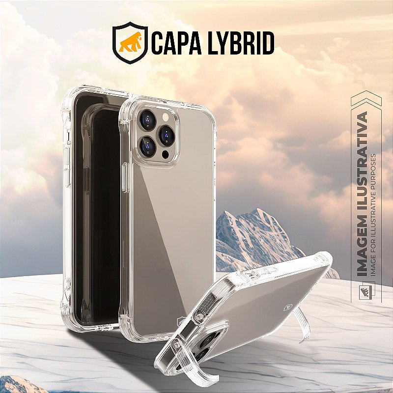 Capa para iPhone 16 Pro Max - Lybrid - Transparente - Gshield