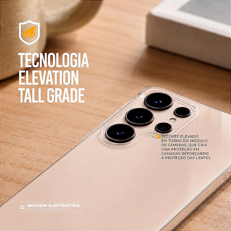 Capa para Samsung Galaxy A06 - Crystal Slim - NÃO AMARELA - Gshield