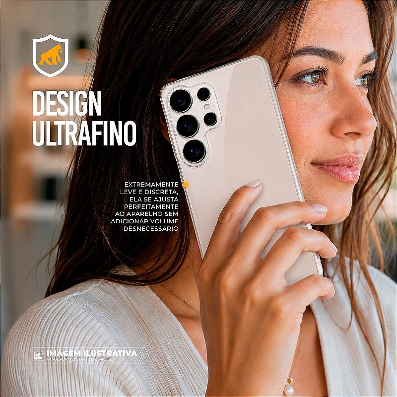 Capa para Samsung Galaxy S21 FE - Crystal Slim - NÃO AMARELA - Gshield
