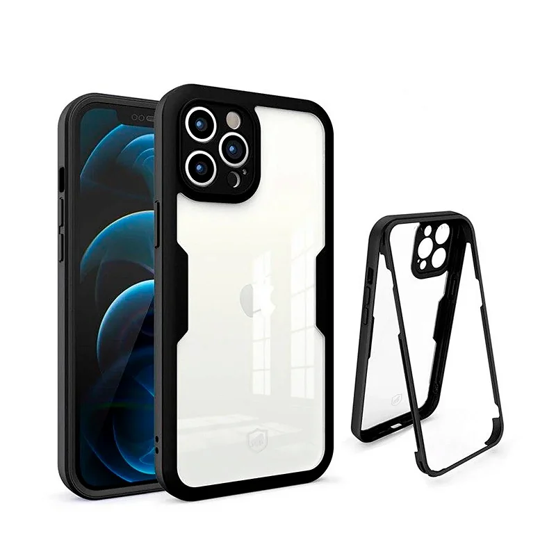 Capa 360 Preta para iPhone - Frente e Verso - Gshield - foto 7