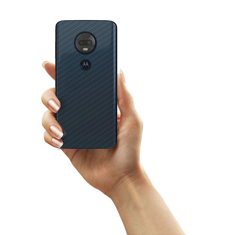 Película para Motorola Moto G7 Plus - Traseira de Fibra de Carbono - Gshield - foto 3