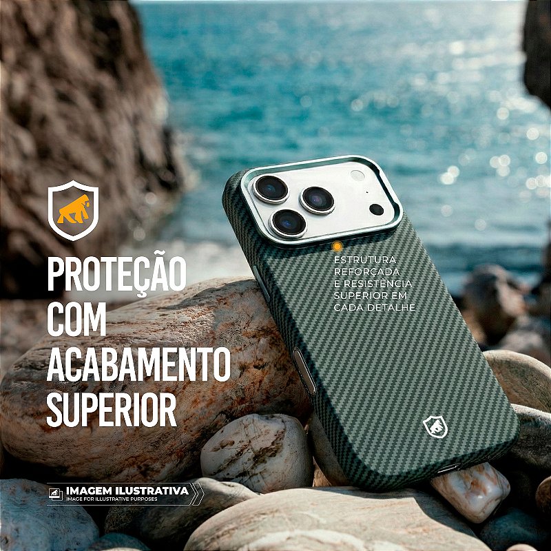 Capa para iPhone 17 Pro Max - Kevlar - Gshield - foto 2