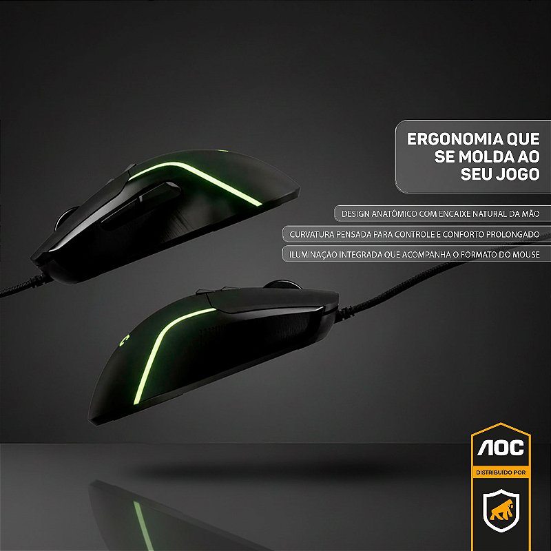 Mouse Gamer RGB 7200 DPI - AOC - foto 6