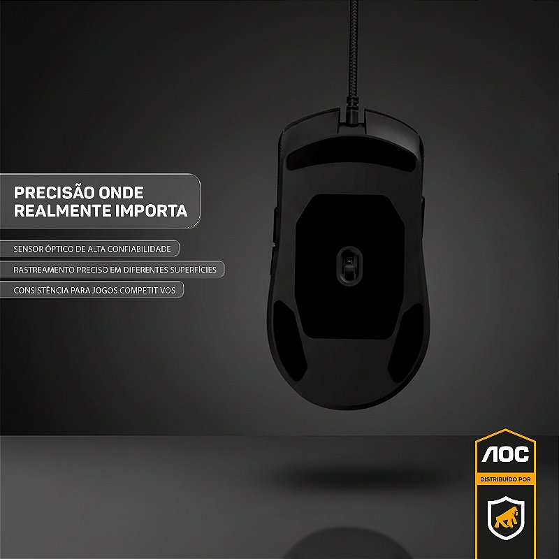 Mouse Gamer RGB 7200 DPI - AOC - foto 5