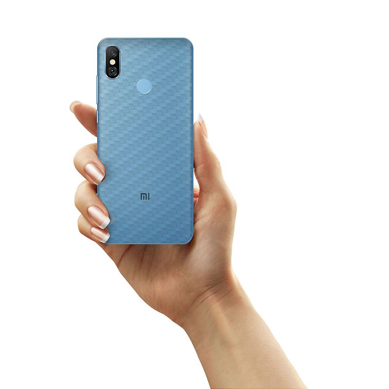 Película para Xiaomi Mi A2 - Traseira de Fibra de Carbono - Gshield
