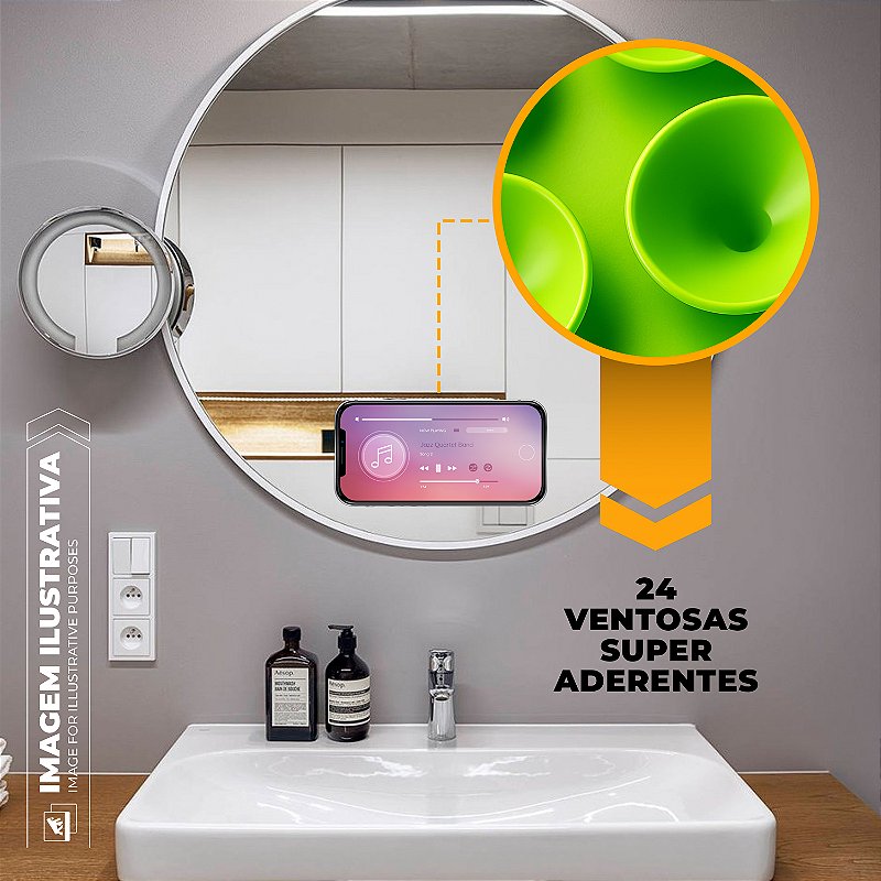 Kit Capa Crystal Slim para iPhone 13 Pro Max +  Ventosa - Verde - Gshield