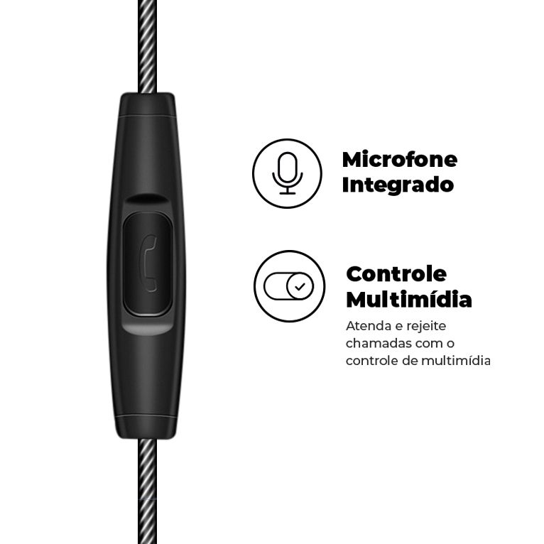 Fone de ouvido Magnético Dual Shock - P2/P3 - Gshield - foto 3
