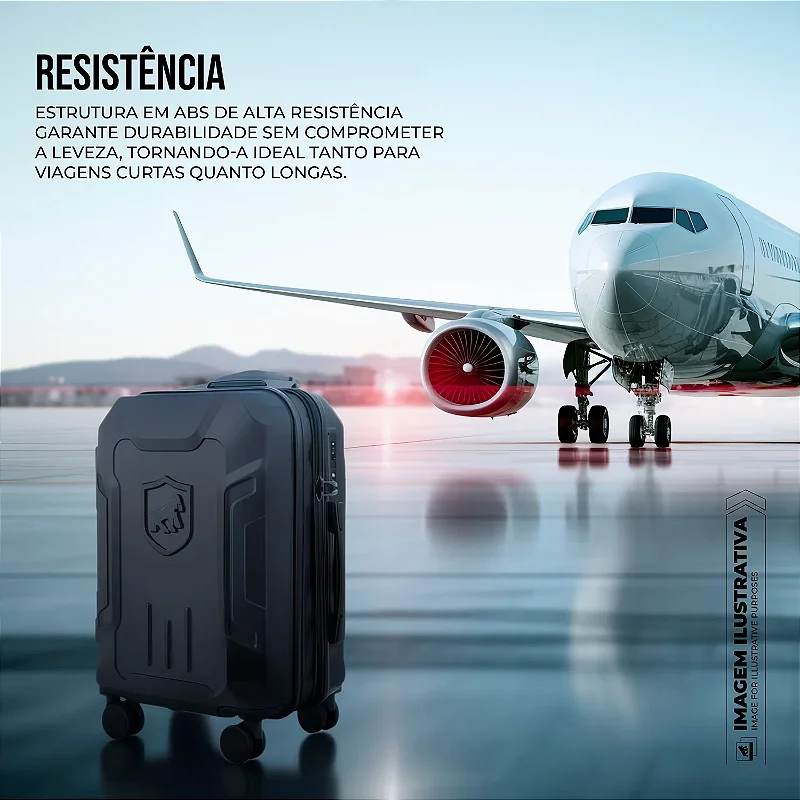 Kit de Viagem Survivor - Mala de Bordo 20" + Necessaire Multiuso – Gshield - foto 7