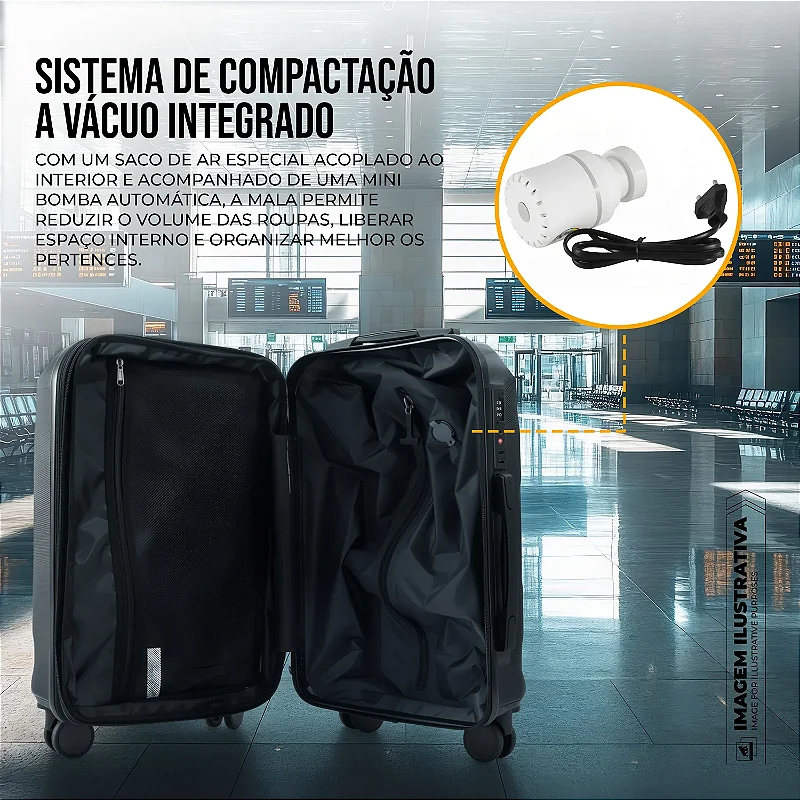 Kit de Viagem Survivor - Mala de Bordo 20" + Necessaire Multiuso – Gshield - foto 4