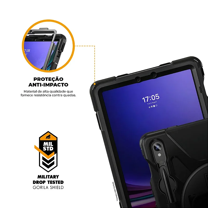 Capa para Samsung Galaxy Tab S10 Lite - Phantom - Gshield