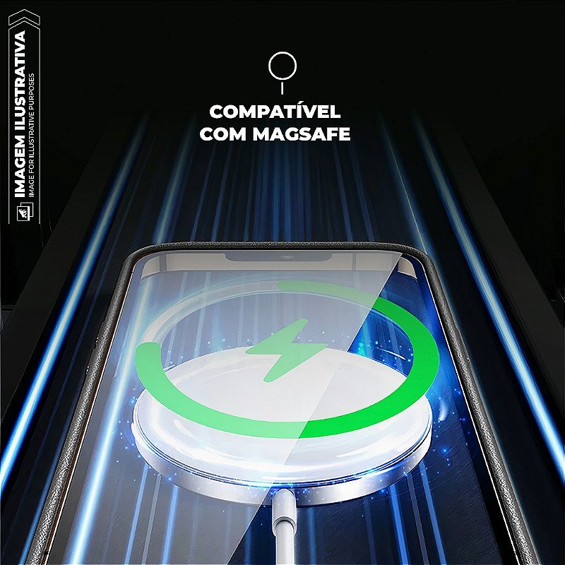 Capa para Samsung Galaxy S26 Plus - Magsafe TechCouro - Preta - Gshield - foto 3