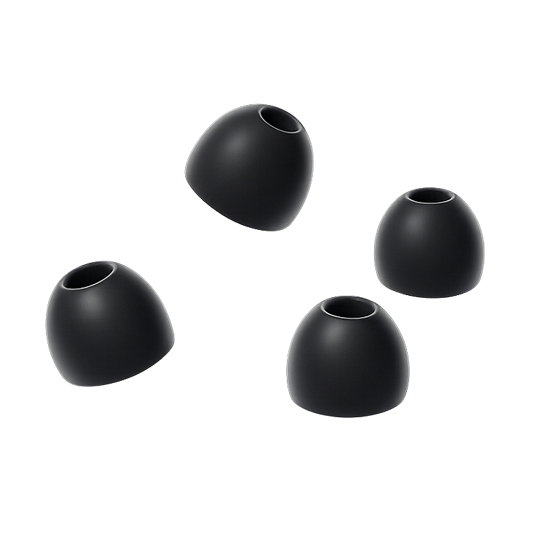 Tampão de Ouvido para Proteção Auricular Reutilizável em Silicone com 3 Tamanhos de Ponteiras -Preto - Earplugs Shieeld Spirit - Gshield