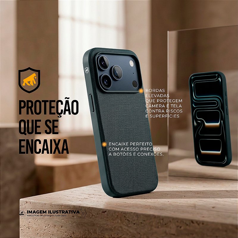 Capa para iPhone 17 Pro - Woov - Azul - Gshield - foto 5