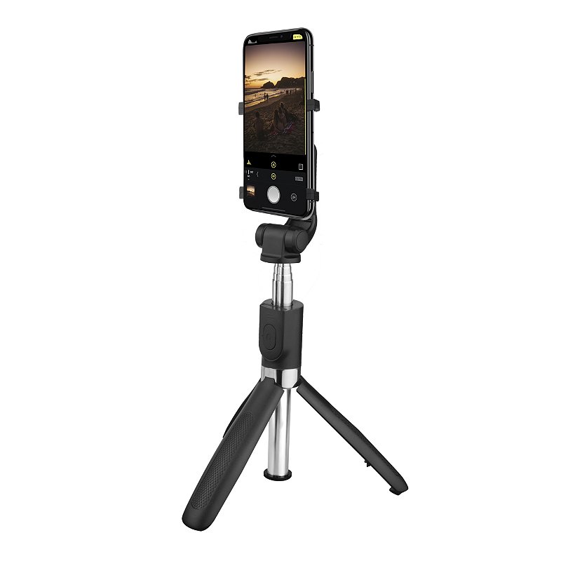 Foto de Tripé Selfie Dobrável Com Controle Remoto - Suporte Celular Para Viagens E Vídeos
