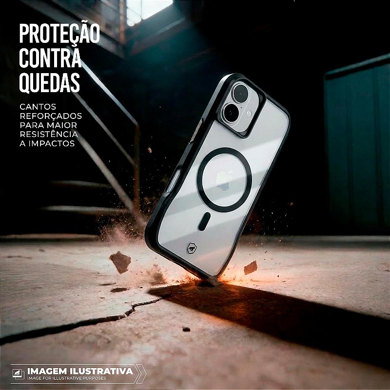 Capa para iPhone 17 - Octacore Magsafe - Preta - Gshield - foto 4