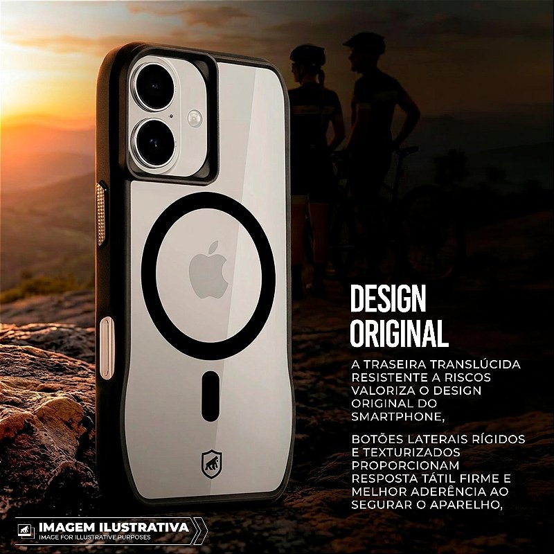 Capa para iPhone 17 - Octacore Magsafe - Preta - Gshield - foto 2