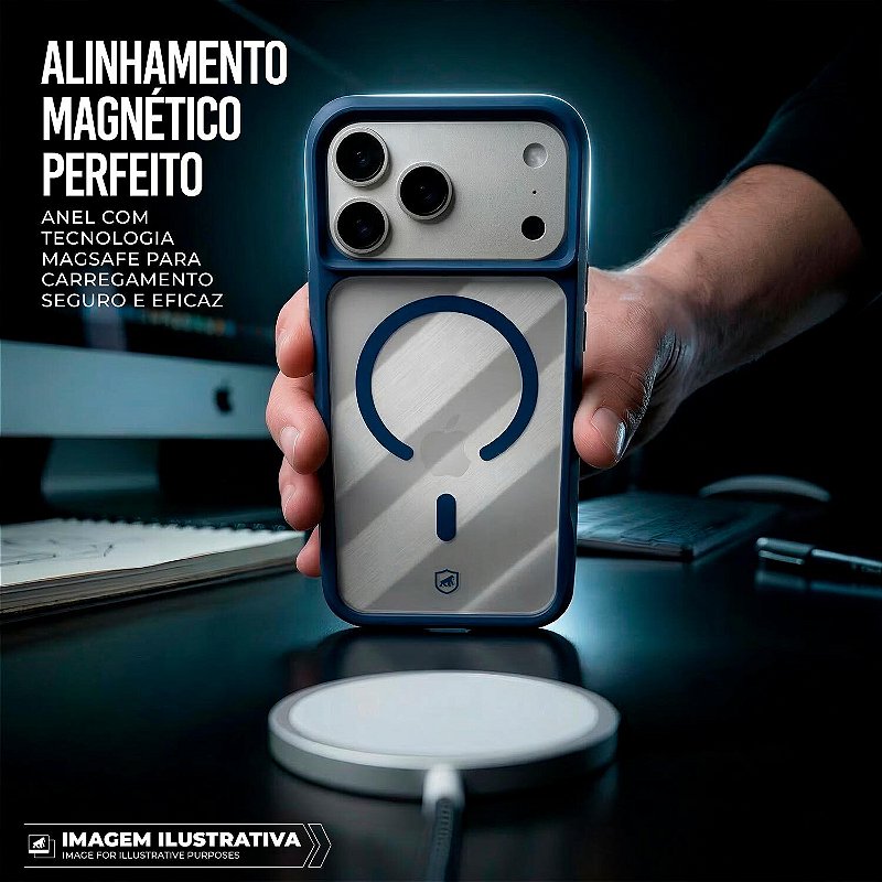 Capa para iPhone 17 Pro Max - Octacore Magsafe - Laranja - Gshield - foto 5