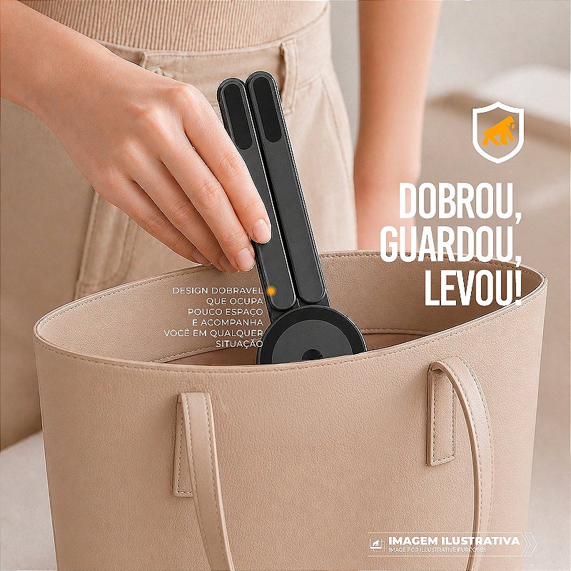 Suporte de Mesa Hydra 4 em 1 MagSafe Ajustável para Celular, Tablet e Notebook - Gshield - foto 6