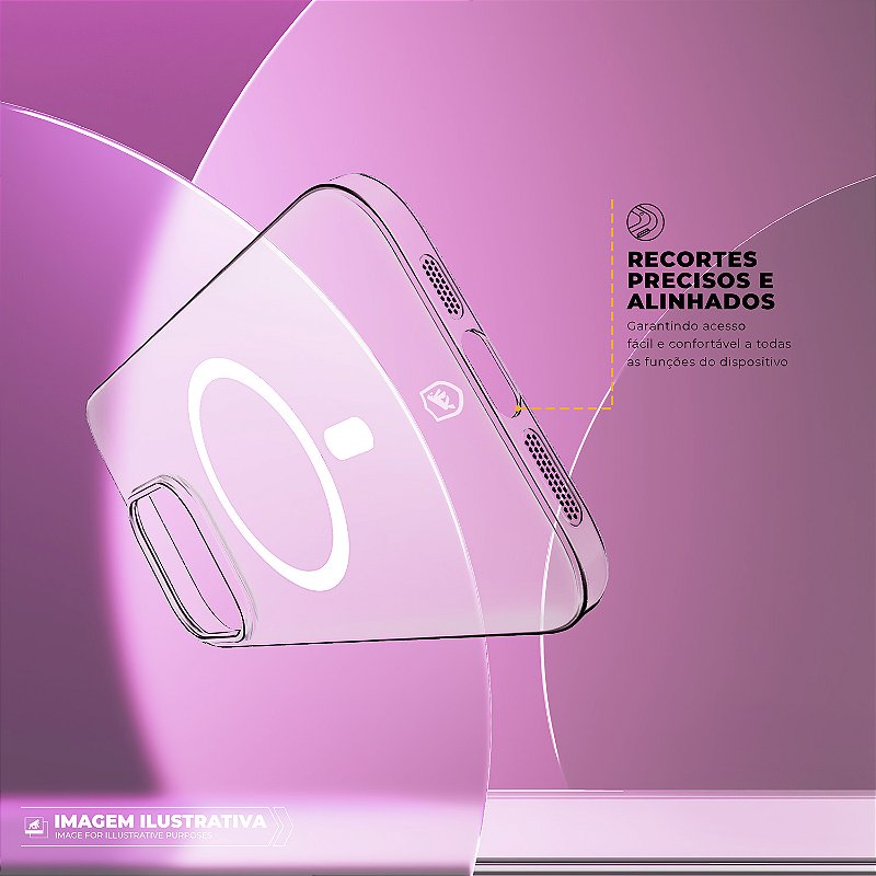 Capa para iPhone 14 Pro Max - Crystal Slim Magsafe - NÃO AMARELA - Transparente - Gshield