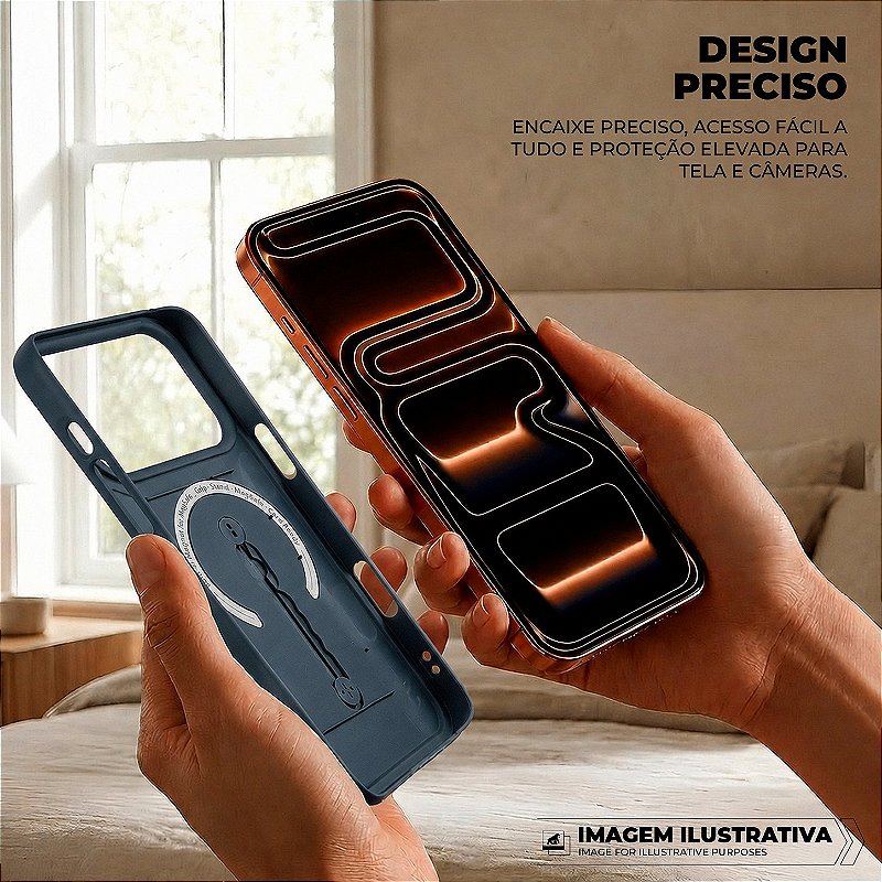 Capa para iPhone 17 Pro - Card Ring - Azul - Gshield - foto 4