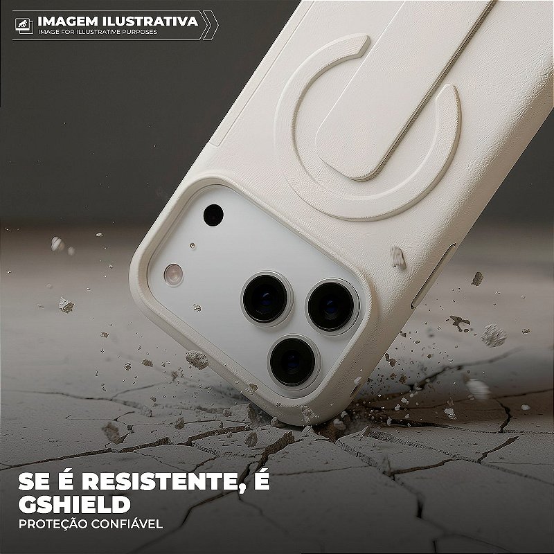 Capa para iPhone 17 Pro - Card Ring - Off White - Gshield - foto 7