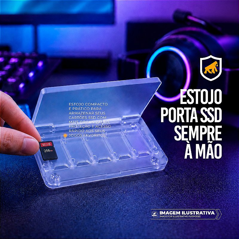 Capa Anti-impacto Nintendo Switch 2 com Grip Antiderrapante, Case Magnética Removível para SSD - Armex - Gshield - foto 3