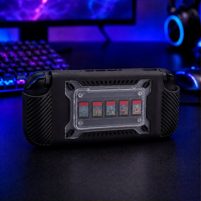 Capa Anti-impacto Nintendo Switch 2 com Grip Antiderrapante, Case Magnética Removível para SSD - Armex - Gshield - foto 7
