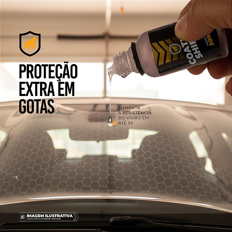 Nano Vitrificador Coating Shield 9H 30ml para Carro – Proteção Hidrofóbica e Antirriscos – Gshield - foto 3