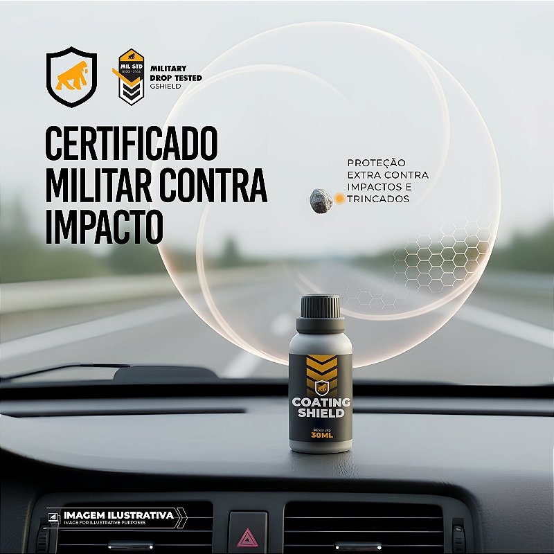 Nano Vitrificador Coating Shield 9H 30ml para Carro – Proteção Hidrofóbica e Antirriscos – Gshield - foto 6