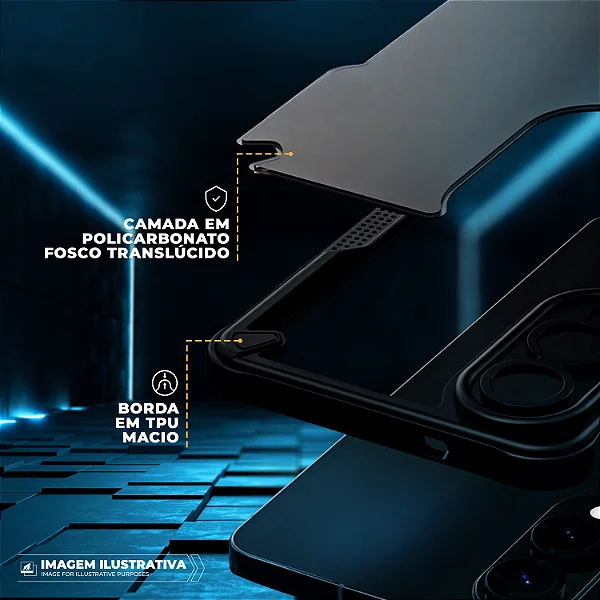 Kit Capa Rugged Shield para Samsung Galaxy S25 FE + Earbuds Bluetooth - Gshield - foto 4
