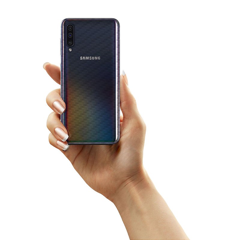 Película para Samsung Galaxy A50 - Traseira de Fibra de Carbono - Gshield - foto 3