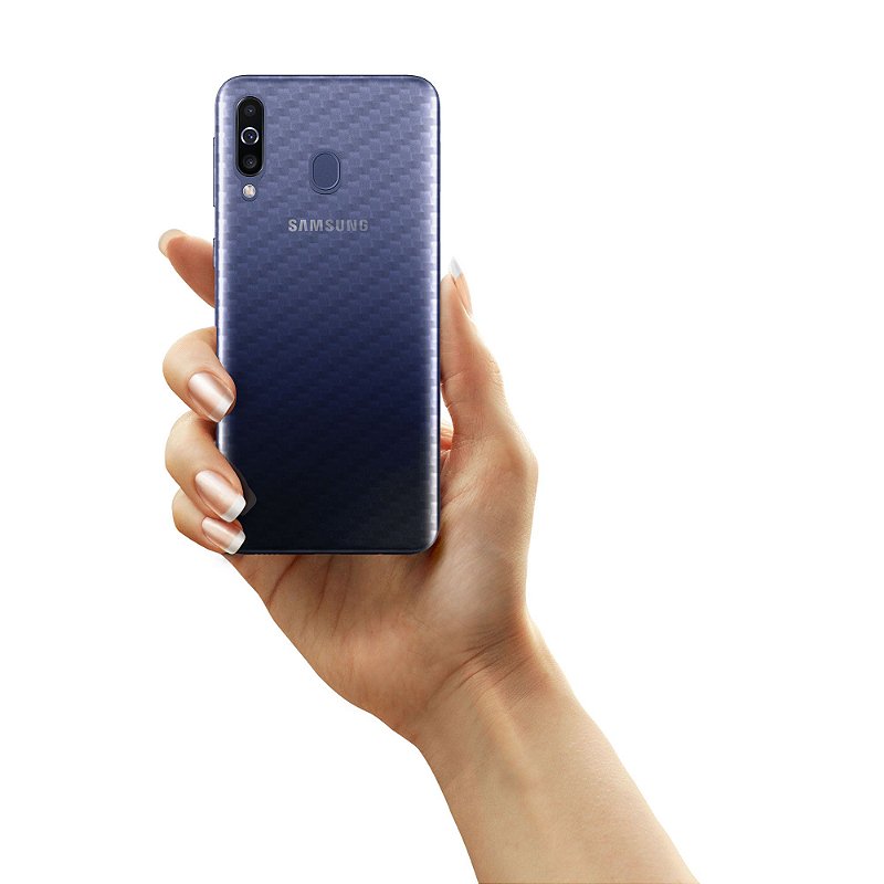 Película para Samsung Galaxy M30 - Traseira de Fibra de Carbono - Gshield