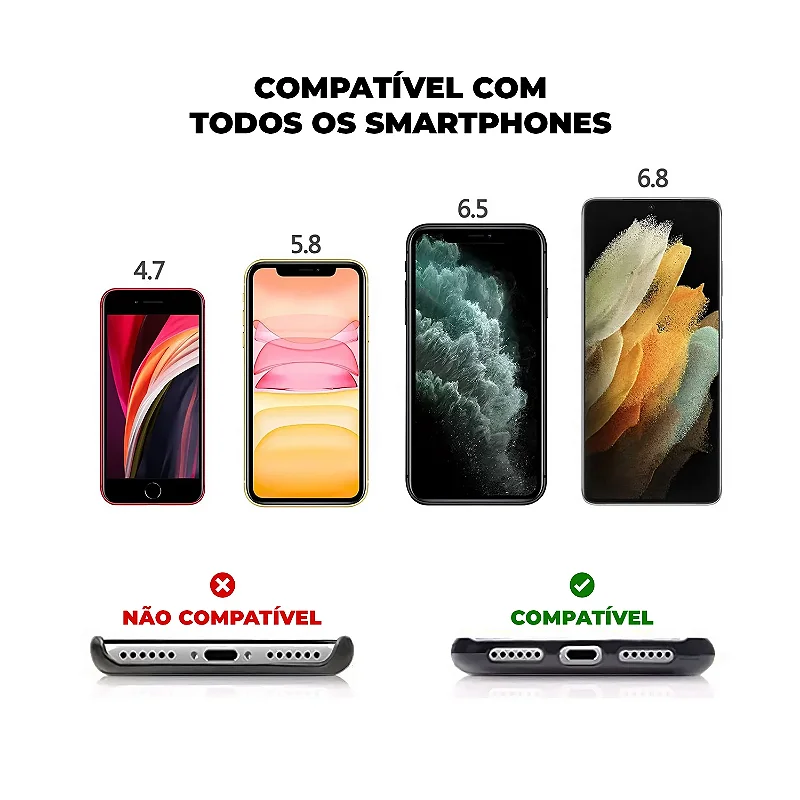 Cordão Phone Strap Flex - Roxo - Gshield