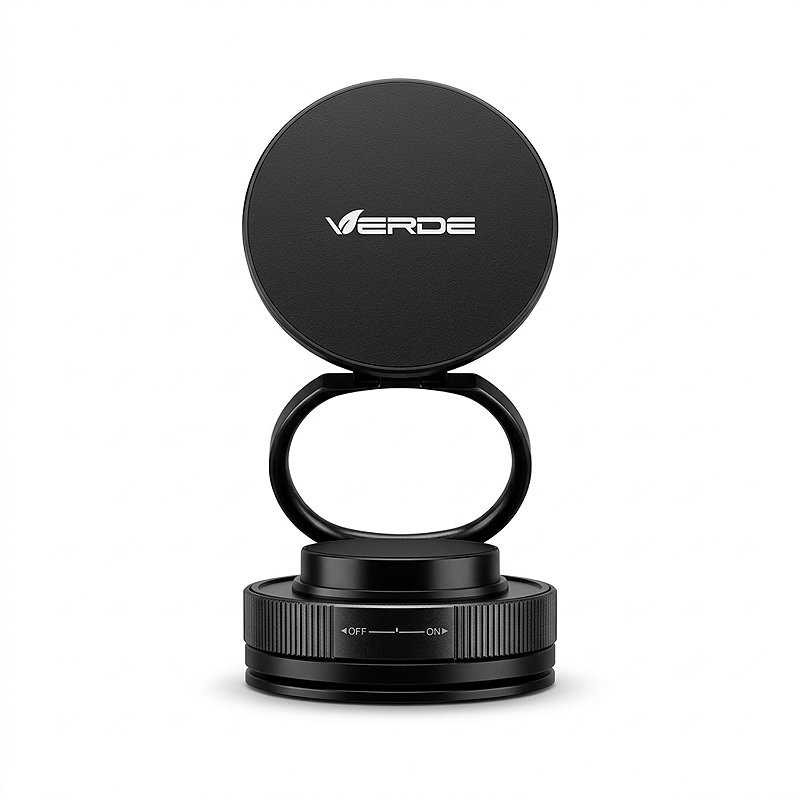 Suporte Magnético a Vácuo para Celular - Fixação Ultra Forte e Ajuste 360° - Verde - foto 3