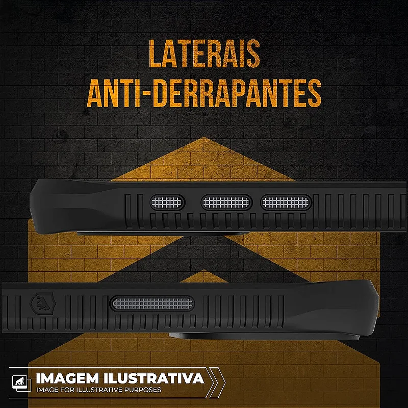 Kit Capa Raptor e Pelicula Dual Glass Preta para Samsung Galaxy S26 Plus - Gshield