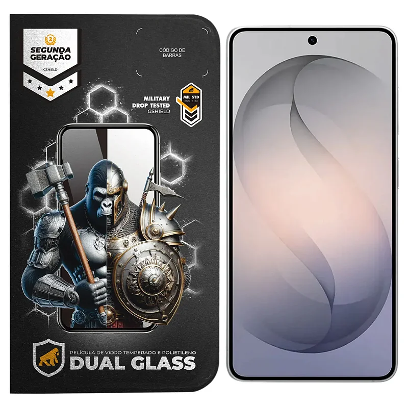 Kit Capa Crystal Slim Magsafe e Película Dual Glass para Samsung Galaxy S26 - Gshield - foto 9