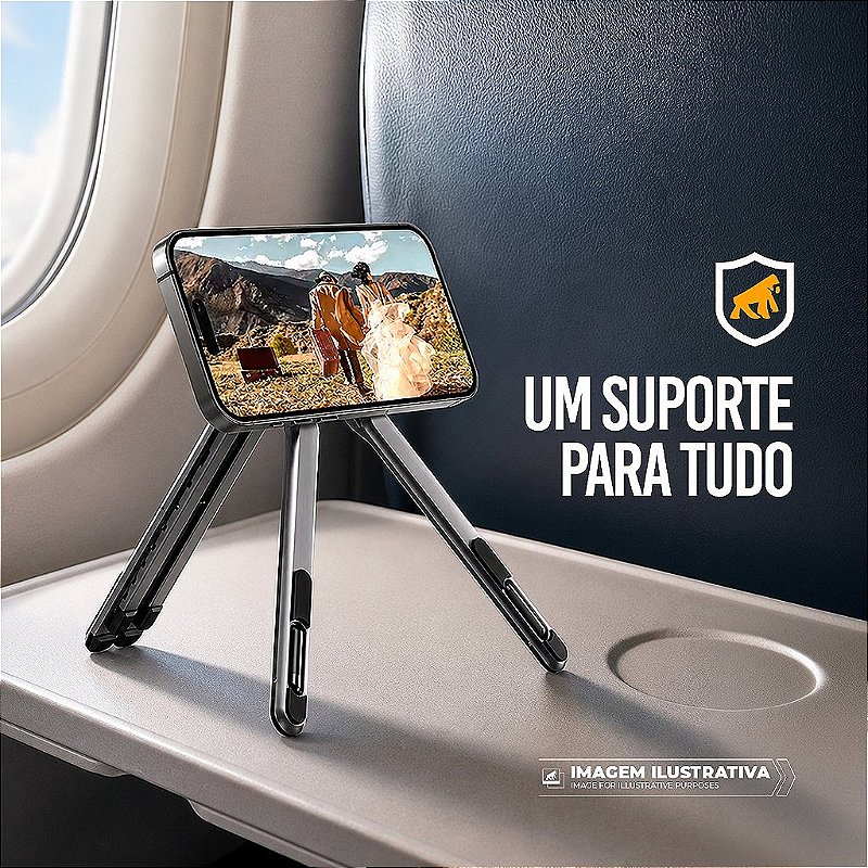 Kit Capa de Notebook Gravity 14" + Suporte de Mesa 4 em 1 Hydra - Gshield