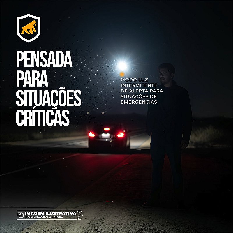 Kit Sobrevivência Faca Tática Raptor + Lanterna LED Hybrid + Acendedor Portátil Armor - Gshield