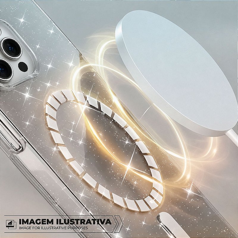 Capa para iPhone 16 Pro - MagSafe Glitter - Gshield - foto 4