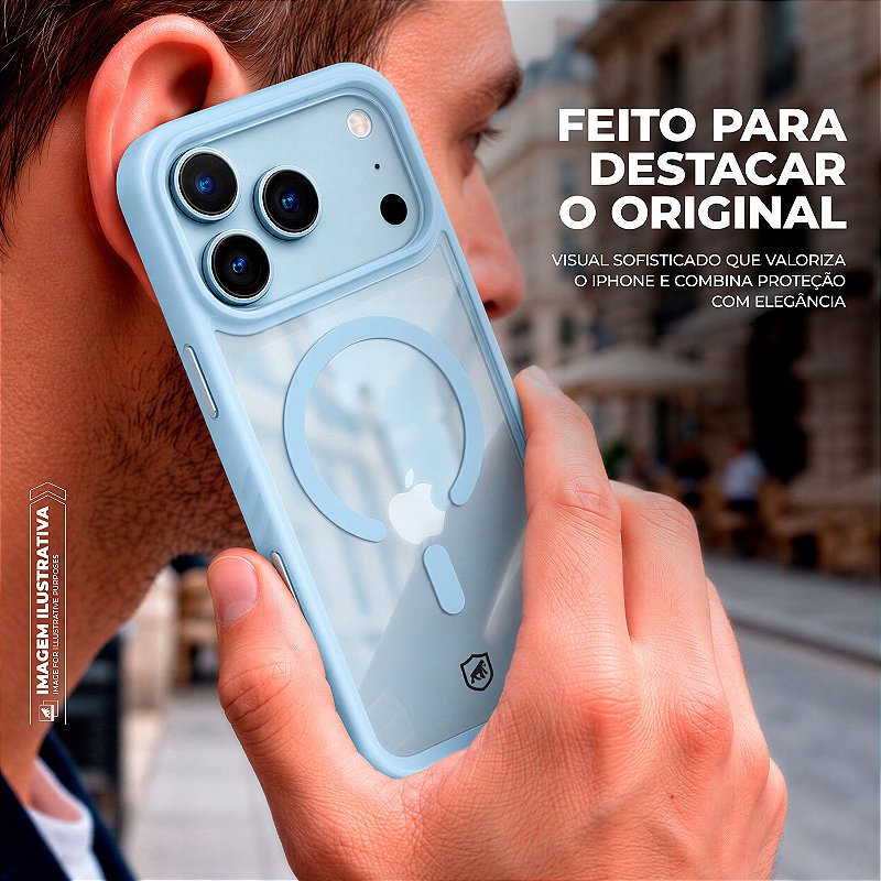 Capa para iPhone 17 Pro / 18 Pro - Magsafe Wave - Glacial - Gshield - foto 5