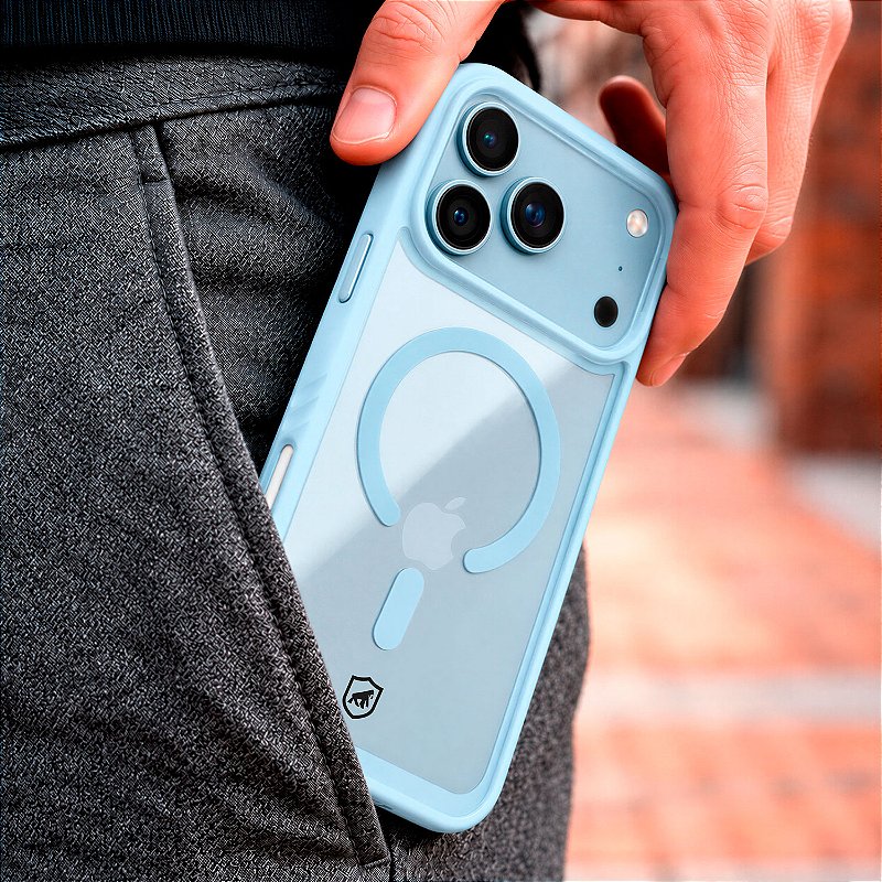 Capa para iPhone 17 Pro / 18 Pro - Magsafe Wave - Glacial - Gshield - foto 3