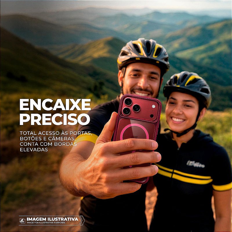 Capa para iPhone 17 Pro / 18 Pro - Octacore Magsafe - Bordô - Gshield - foto 3