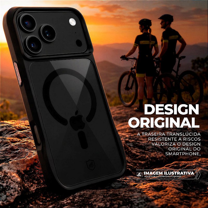 Capa para iPhone 17 Pro Max / 18 Pro Max - Octacore Magsafe - Preta - Gshield - foto 4
