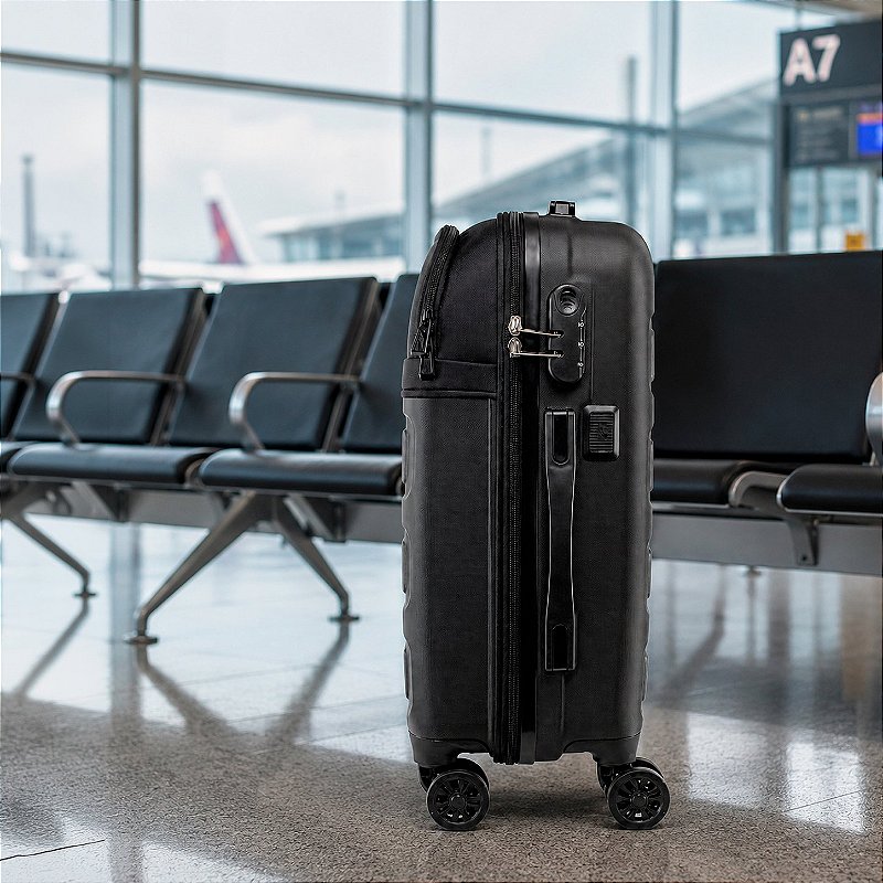 Mala de bordo para Viagem - Com Alça Lateral e Entrada USB-A - Armor - Gshield - foto 10