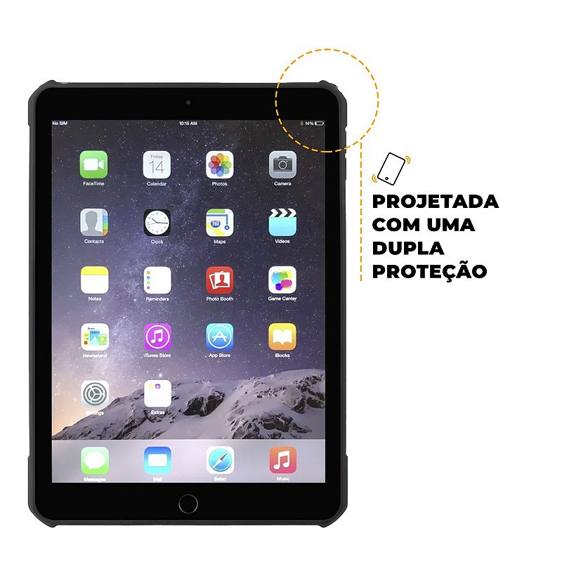 Capa para iPad Air 2 9.7'' - Dual Shock X - Gshield