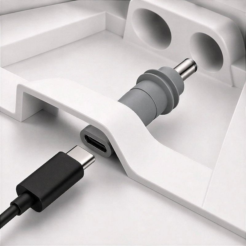 Kit Adaptador USB-C para Starlink Conector 5.5mm + Cabo Dual Tech Tipo C / USB-C - Gshield - foto 6