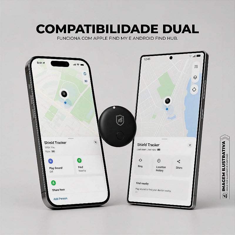 2 Unidades - Rastreador Localizador iTag Hybrid Bluetooth para Android e iOS com Alerta Sonoro - Gshield - foto 3