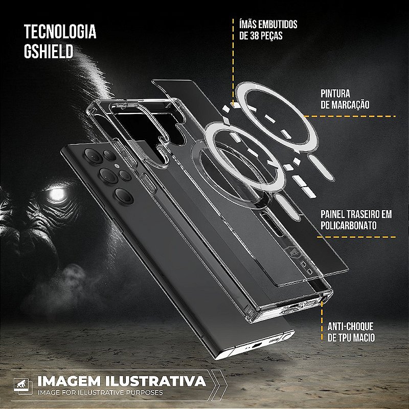 Capa MagSafe para iPhone 18 Pro Max - Transparente - Gshield - foto 3
