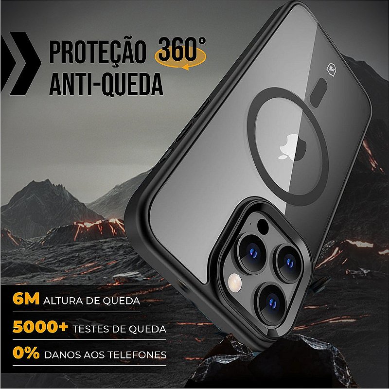 Capa MagSafe para iPhone 18 Pro - Preta - Gshield - foto 5